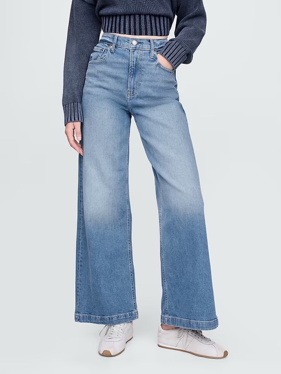 GAP Denim - Gap Women’s High Rise Stride Ankle Jeans, size 26L, medium wash